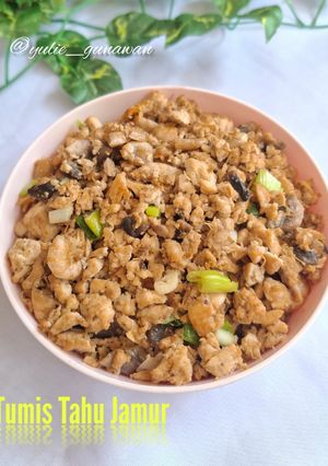 Foto resep Tumis Tahu Jamur Isian Bacang