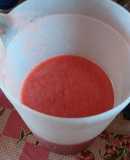 Agua refrescante de sandía