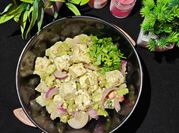 A picture of mooli ka salad