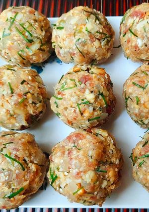 Hình của món Nhân thập cẩm cho bánh Trung thu.