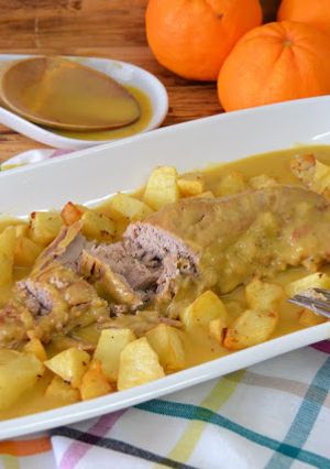 A picture of Pork Tenderloin with Orange Sauce (Crock Pot).