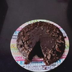 A picture of Oreo biscuit cake.