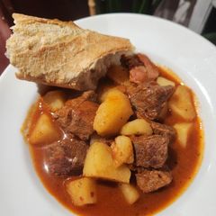 A picture of Portuguese Carne Guisada.