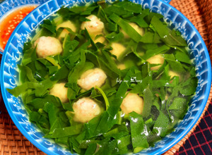 Hình của món Canh mồng tơi tôm tươi.