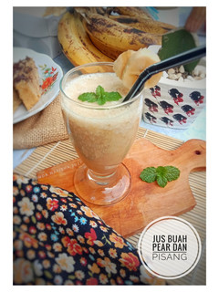Foto resep Jus Pear dan Pisang