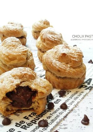 Foto resep Soes mocca coklat kekinian