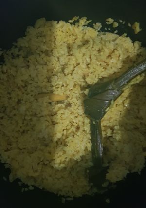 Foto resep 8. Nasi kuning magic com