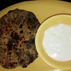 A picture of Leftover Bathu ka paratha.