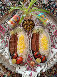 عکسی از دستور کوبیده تابه ای گوشت