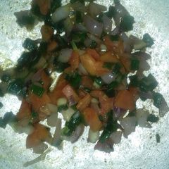 A picture of Green onion vegitables.