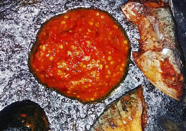 Resep Ikan asin peda dan sambal terasi Lezat