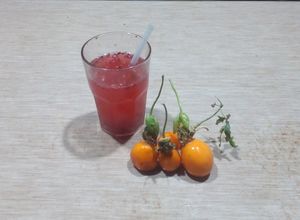 Una foto de Refresco de maracuyá