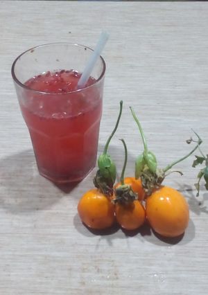 Una foto de Refresco de maracuyá