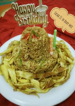 Foto resep Surprise noodle Bday.. ❤