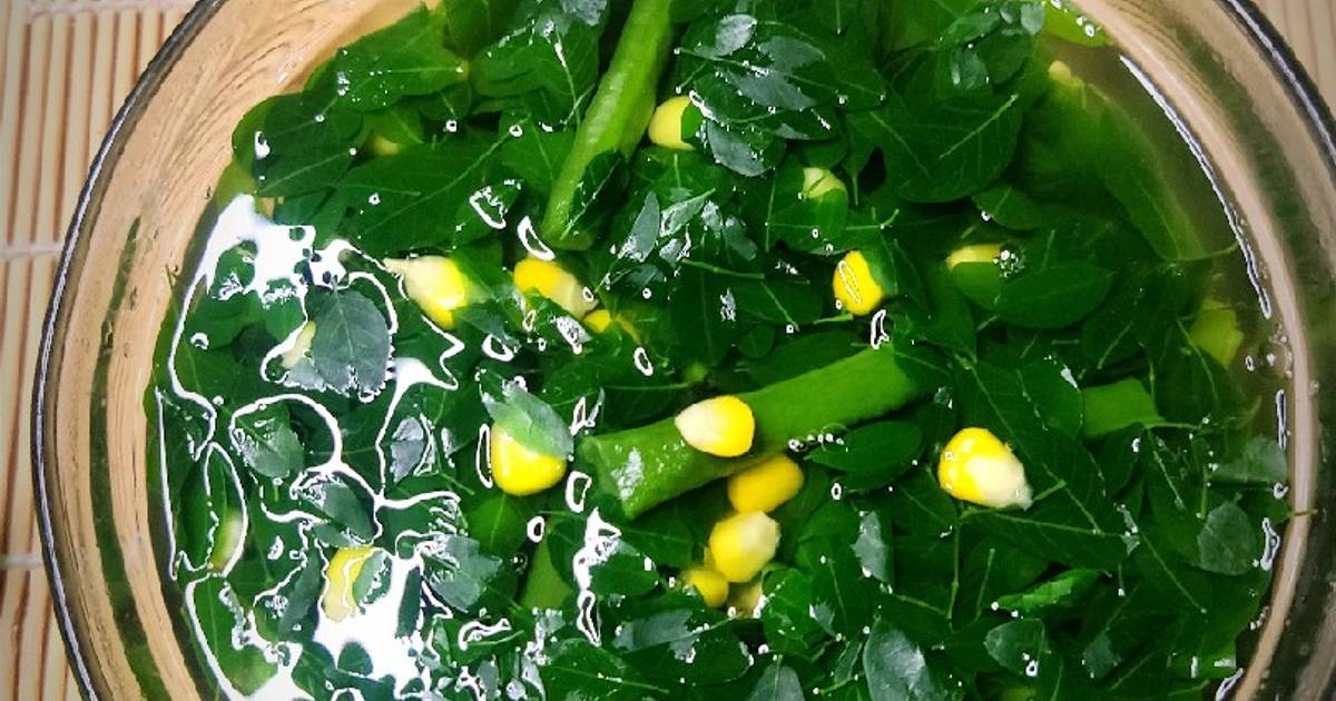 Resep Sayur Bening Daun Kelor Oleh Nyanyah Cookpad