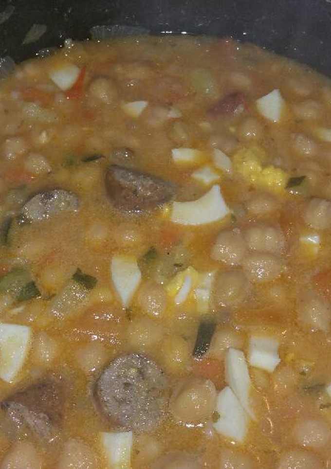 Una foto de Garbanzos a mi estilo