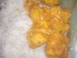 Ayam, tahu, kentang bumbu Bali