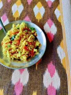 A picture of Mix vegetable Sooji Upma.