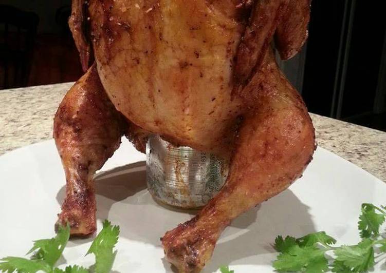 Steps to Prepare Super Quick Homemade Beer Can Chicken