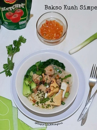 Langkah Mudah untuk Membikin Resep 780. Bakso Kuah Simpel yang Enak Banget Anti Ribet, Lezat