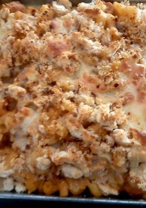 A picture of Baked Cheese Pasta.