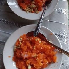 Gajar ka halwa A picture of Gajar ka halwa.