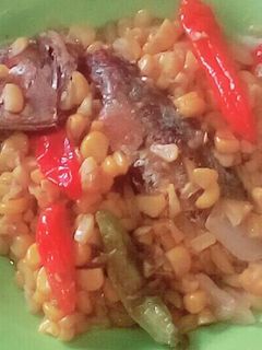 Foto resep Tumis peda jagung manis