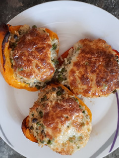 Töltött sült paprika recept fotója
