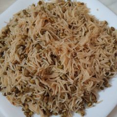 Moong rice A picture of Moong rice.