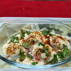 Potato Dahi Bhalla A picture of Potato Dahi Bhalla.
