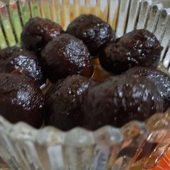 Khoya Gulab Jamun recipe A picture of Khoya Gulab Jamun recipe.