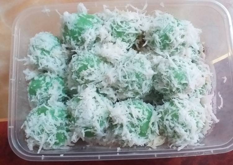 Kue klepon kenyal enak