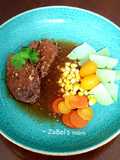 Balsamic Beef Steak - Bistik Balsamic (slow cooker)
