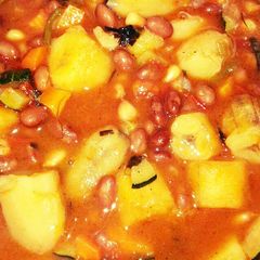 A picture of Githeri matoke.