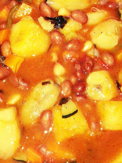 A picture of Githeri matoke.
