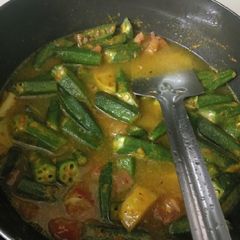 A picture of Okhra gravy.