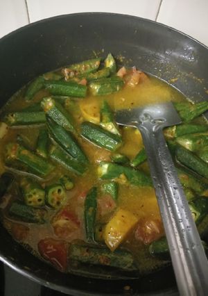 A picture of Okhra gravy.