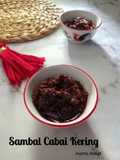 Sambal cabai kering