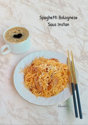 Foto resep Spaghetti Bolognese Saus Instan