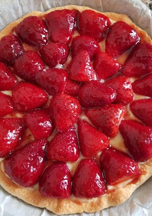 Une photo de Tarte aux fraises