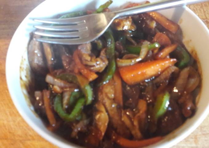 Easiest Way to Prepare Ultimate My beef stir fry🍽🥗