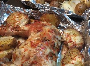 Foto resep Roasted Chicken with safron