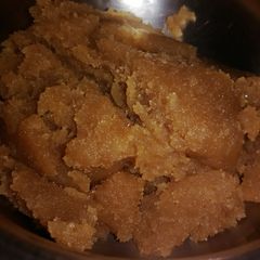 A picture of Wheat flour Halwa.