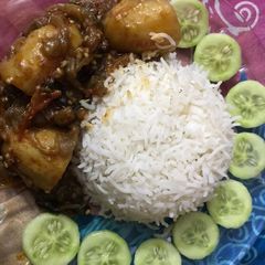 A picture of Potato brinjal.