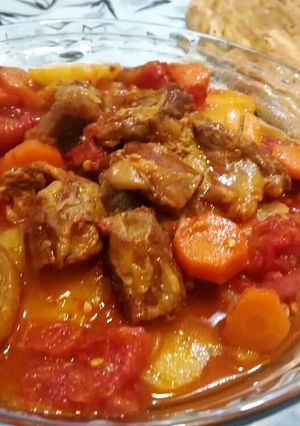 عکسی از دستور تاس کباب شبنم پز