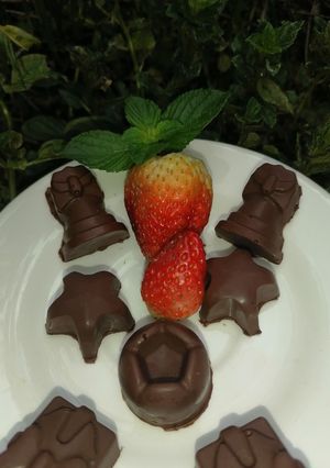 Una foto de Bombones de chocolate