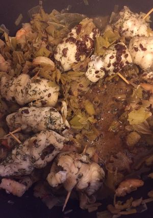 Une photo de Paupiettes de soles farcies aux crevettes