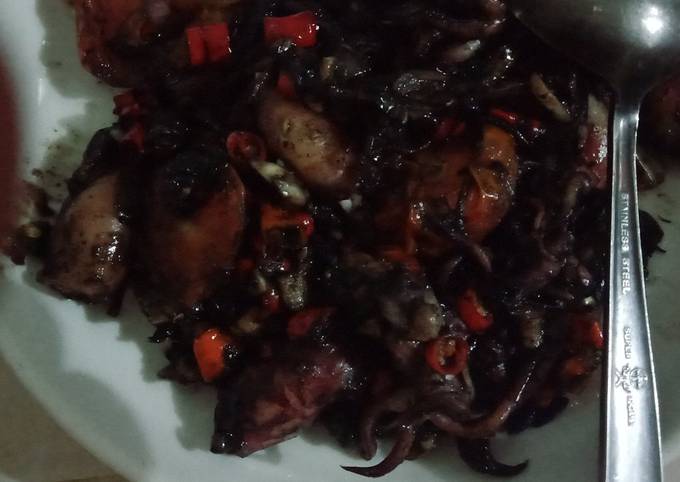 Resep Cumi Hitam Pedas Oleh Rahma99 Cookpad