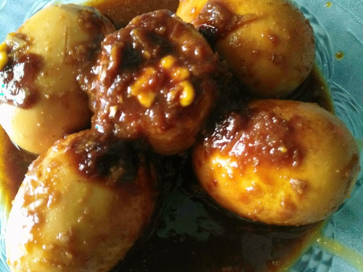 Ini dia! Resep buat Telur Bumbu Petis dijamin nikmat