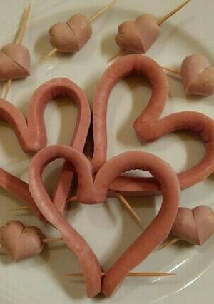 Szerelmes virsli recept fotója